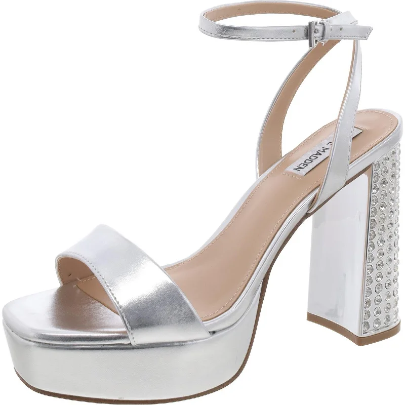 Lasher Womens Metallic Embellished Heels---Chic Embellished Pumps for a Glamorous Look