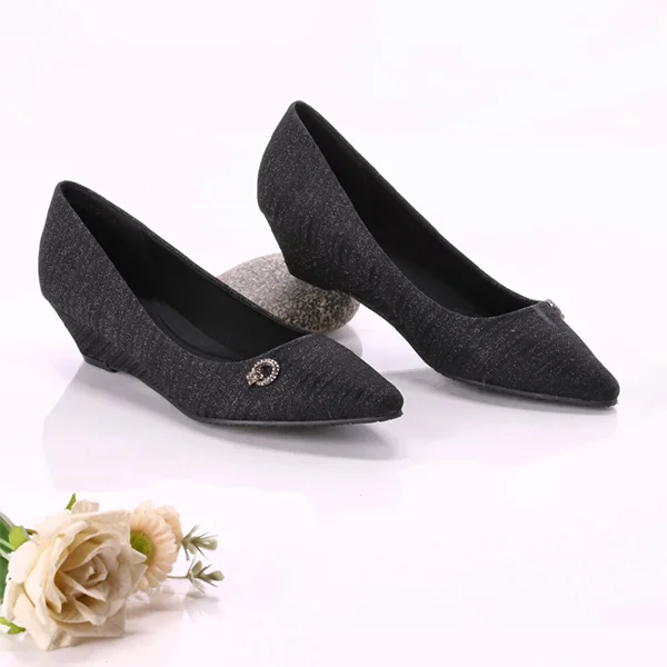 Versatile Dress Heels for Formal and Casual Wear---Black Heel Pumps for women