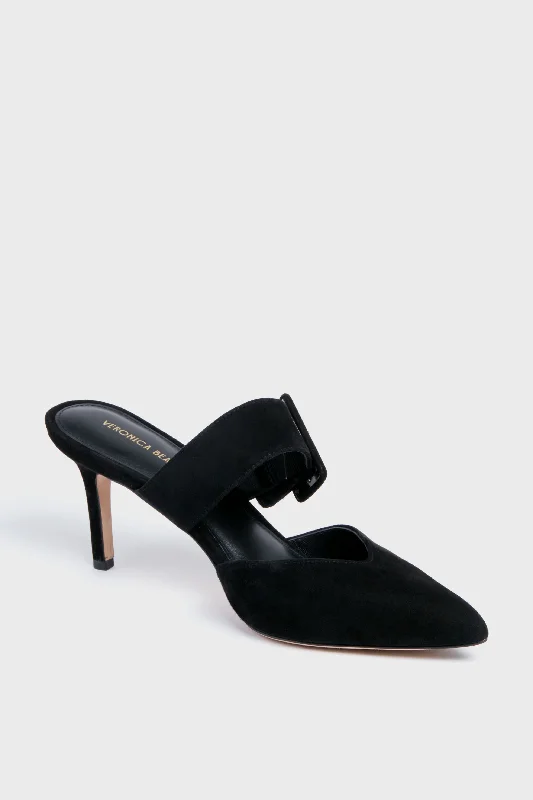 Stiletto Heel Pumps with Perfect Fit--Black Linley Heels-Fashionable & Classic