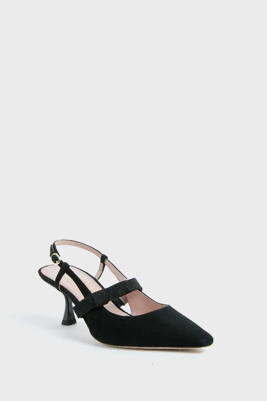 Stiletto Heel Pumps with Perfect Fit--Black Maritza Pumps-Fashionable & Classic