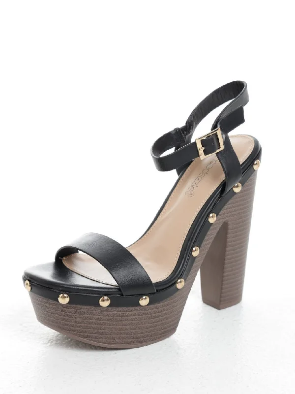 Stylish Platform Heels for Extra Height--Black Platform Heels