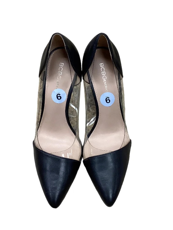 Stiletto Heel Pumps with Perfect Fit--Black Shoes Heels Stiletto Bcbgeneration, Size 9-Fashionable & Classic