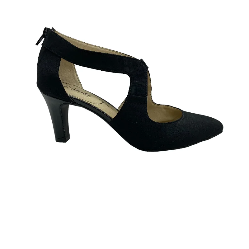 Stiletto Heel Pumps with Perfect Fit--BLACK SHOES HEELS STILETTO by LIFE STRIDE Size:10-Fashionable & Classic