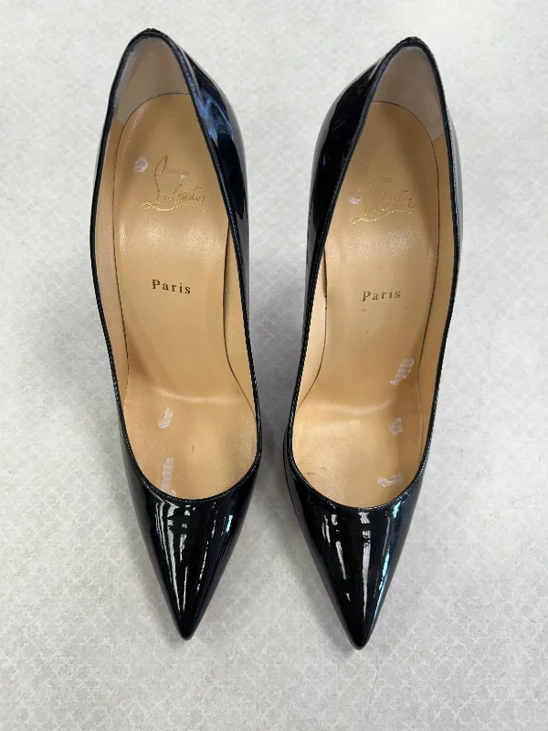 Stiletto Heel Pumps with Perfect Fit--Black Shoes Heels Stiletto Christian Louboutin, Size 10-Fashionable & Classic