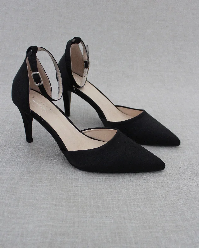 Simple Satin Evening HeelsAffordable Satin Heels with a Luxe Touch