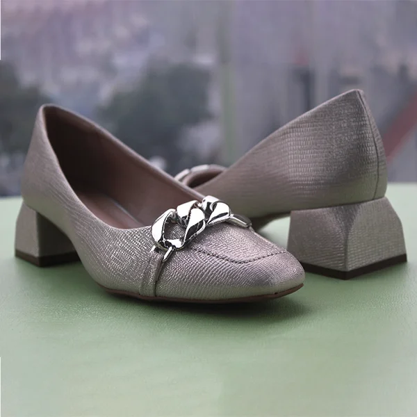 Trendy Chunky Heel Pumps for Casual Wear--Block Heel Pumps for women