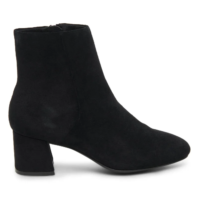 Affordable Suede Ankle Pumps for All-Day Wear--Blondo Women's Alida Black Suede Waterproof