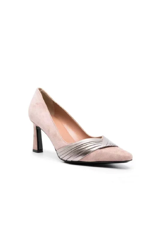 Stiletto Heel Pumps with Perfect Fit--Blush Pointed Toe High Heels Pumps-Fashionable & Classic