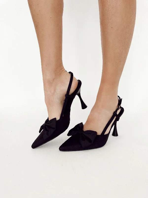 Bow Slingback Heel---Charming Bow Pumps for a Cute and Stylish Look