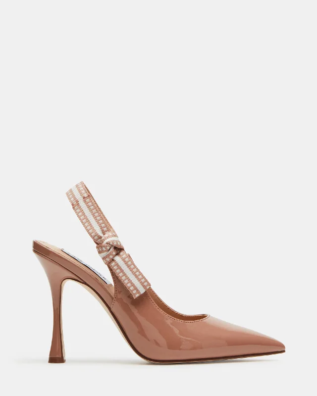 Versatile Heeled Sandals for Any Occasion---BRI BLUSH PATENT