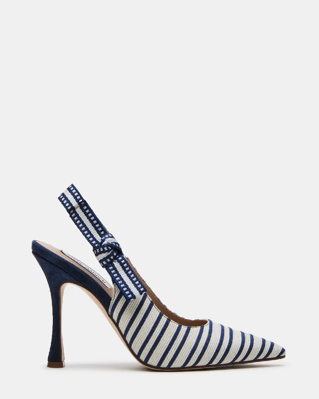 Versatile Heeled Sandals for Any Occasion---BRI NAVY MULTI