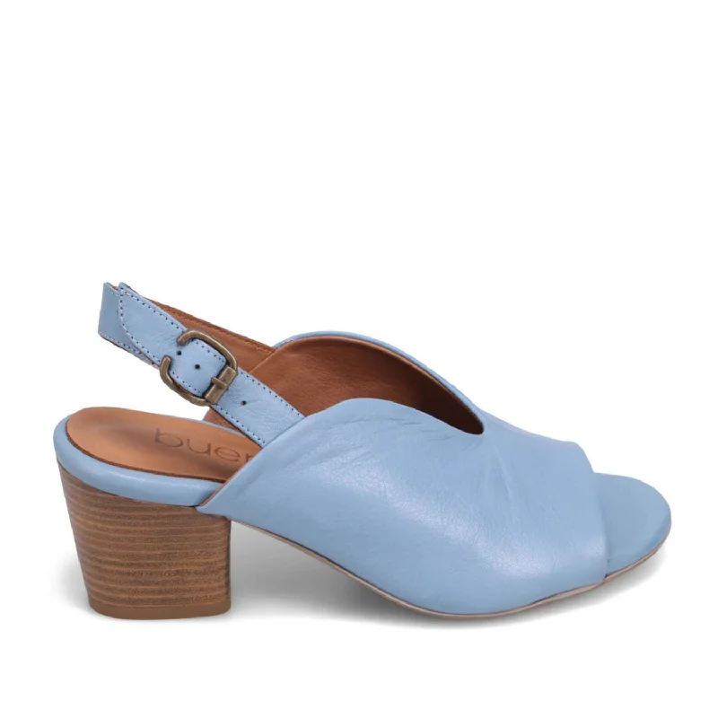 Bueno Women's Claire in Denim---Chic Denim Fabric Heels for a Unique Look