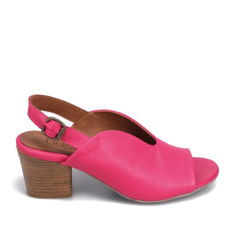 Bueno Women's Claire in Hot Pink---Fashionable Kitten Heels for Date Night