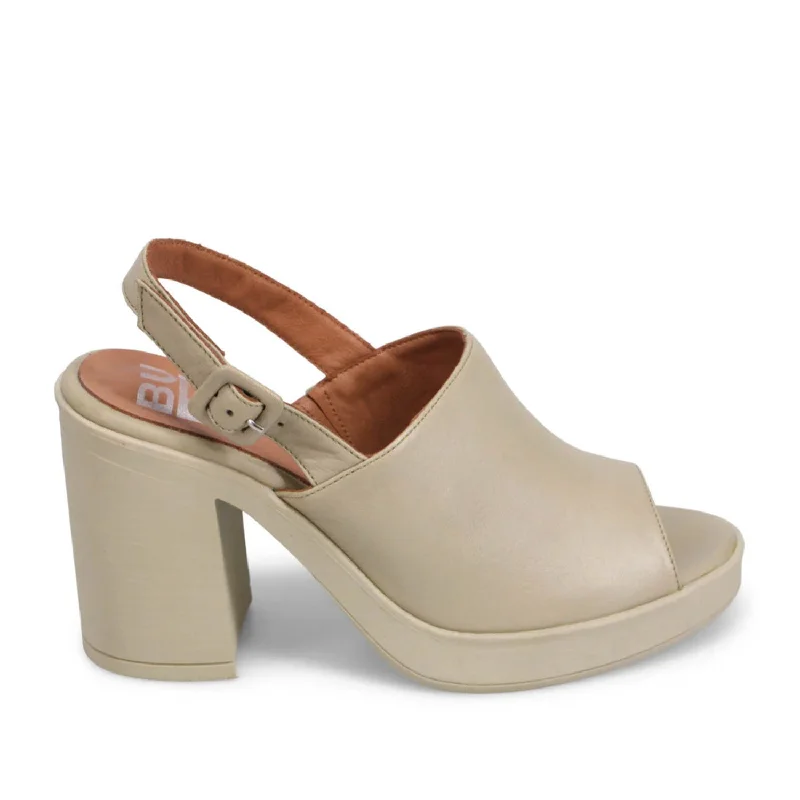 Bueno Women's Lisa in Moss---Fashionable Kitten Heels for Date Night