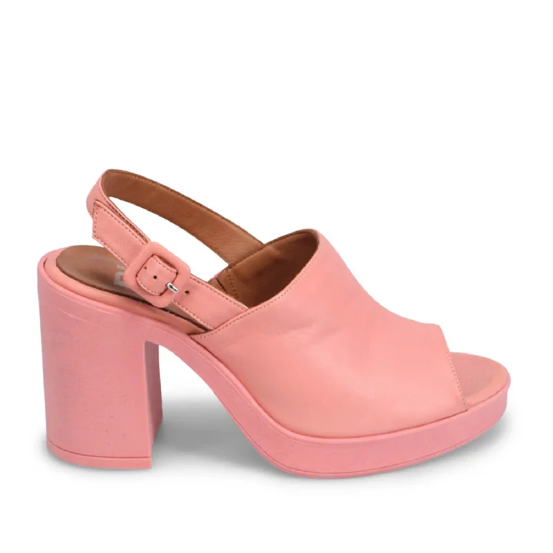 Bueno Women's Lisa in Pink---Fashionable Kitten Heels for Date Night