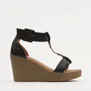 Versatile Heeled Sandals for Any Occasion---Butterfly Feet Ladies Larah 3 Shoes Black