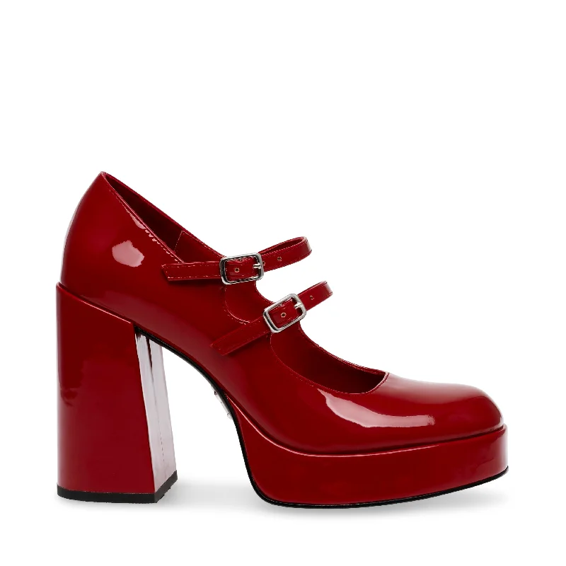 CABERNET RED---Fashionable Kitten Heels for Date Night