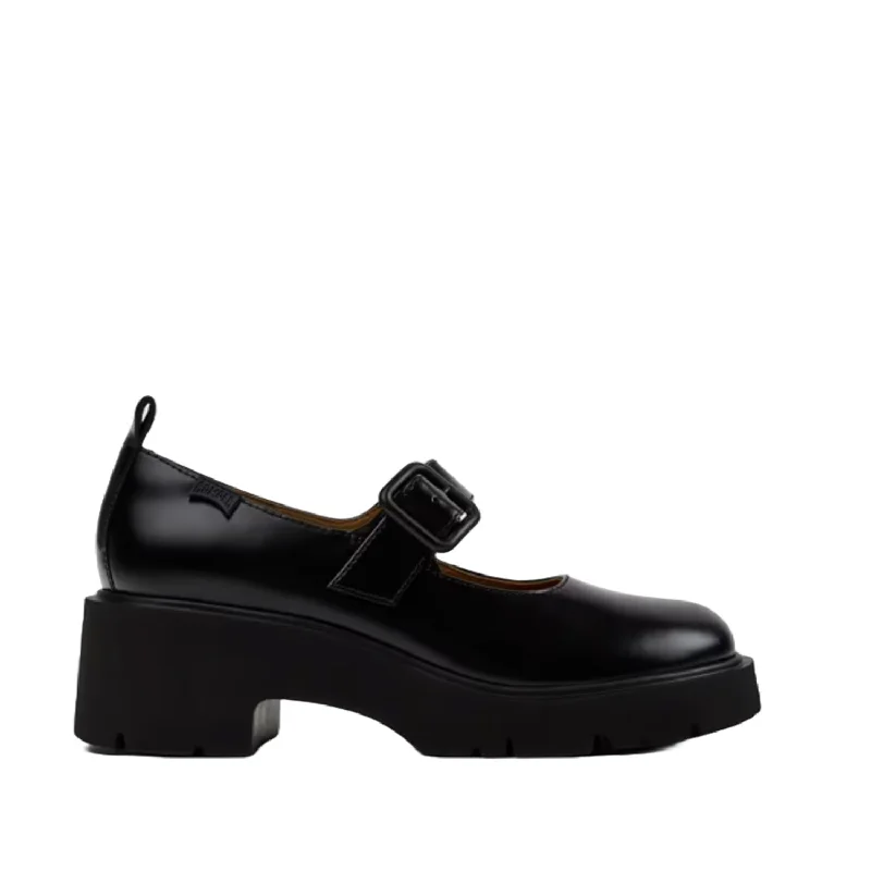 Camper Women's Milah in Black---Fashionable Kitten Heels for Date Night