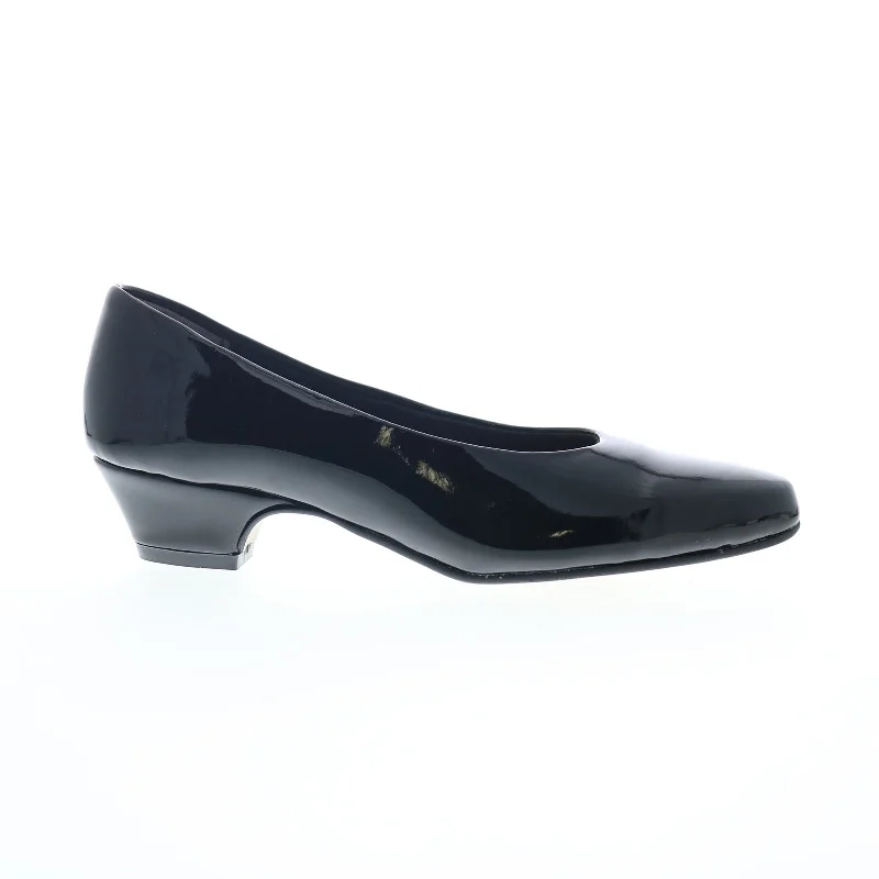 Versatile Heeled Sandals for Any Occasion---Capps Angel LO Uniform Pump 90130 Womens Black Synthetic Pumps Heels Shoes