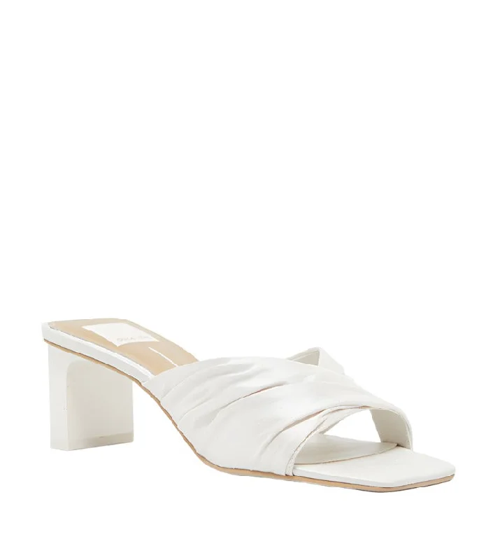 CARLAN OFF WHITE---Fashionable Kitten Heels for Date Night