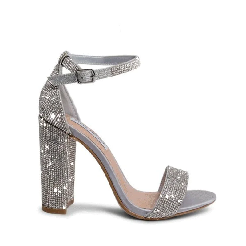 Versatile Heeled Sandals for Any Occasion---CARRSONRR SILVER MULTI