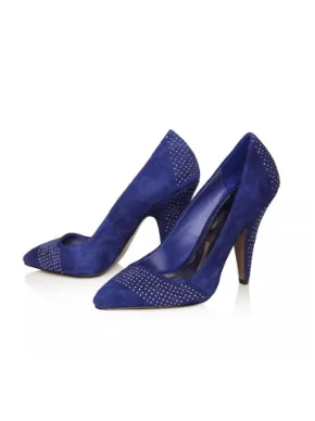 Versatile Heeled Sandals for Any Occasion---Kurt Geiger Carvela Womens Blue Stilleto Heels