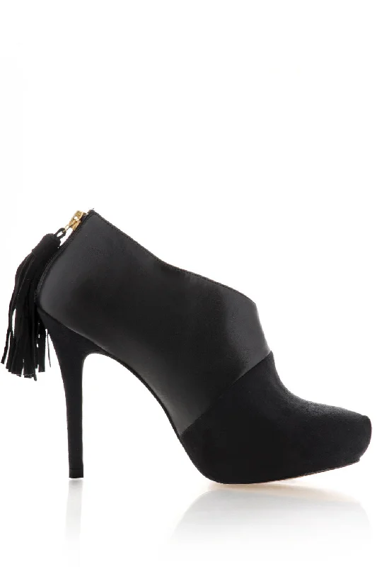 CECCONELLO BERTHA Black Leather Pumps---Comfortable Leather Pumps for Office and Everyday Wear