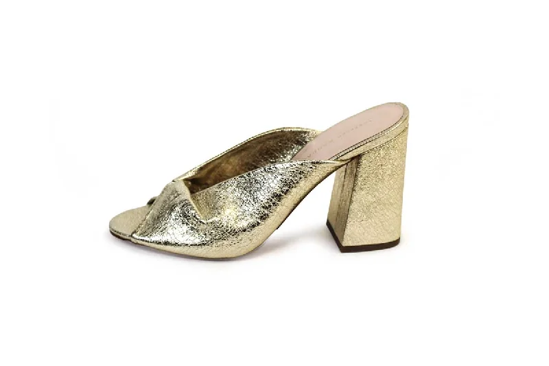 Stiletto Heel Pumps with Perfect Fit--Champagne Foiled "Laurel" Heels-Fashionable & Classic