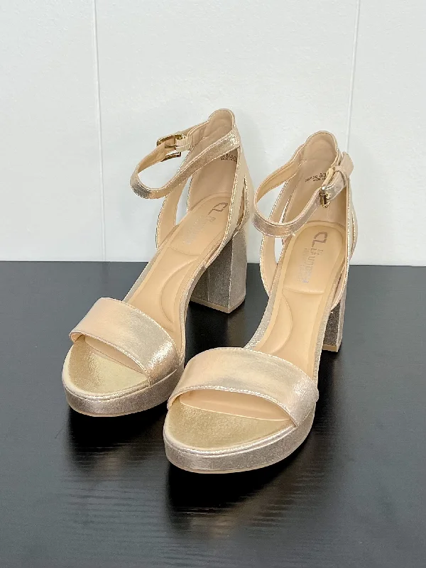 [Chinese Laundry] Go On-2 Dress Heel-Gold---Elegant Evening Heels for Weddings and Parties