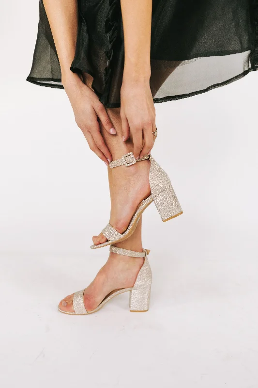 Versatile Heeled Sandals for Any Occasion---CHINESE LAUNDRY - Jody Shimmer Heels