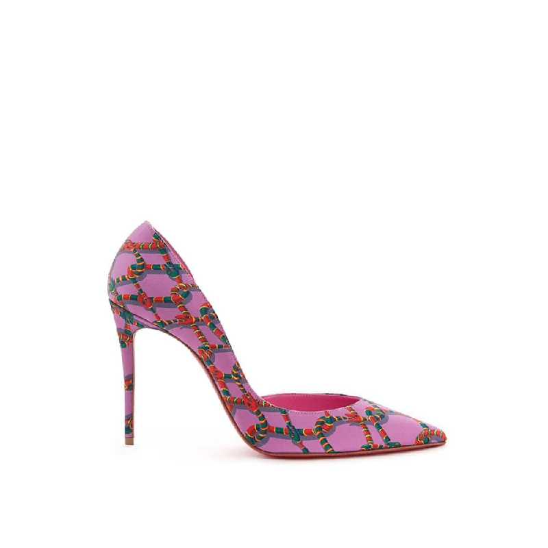 Christian Louboutin Elegant Pink Raso Pumps for Evening Elegance---Elegant Evening Heels for Weddings and Parties