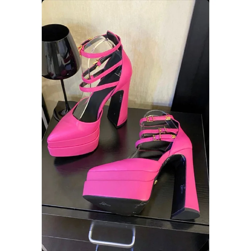 Stylish Platform Heels for Extra Height--Chunky Heel Platform Shoes