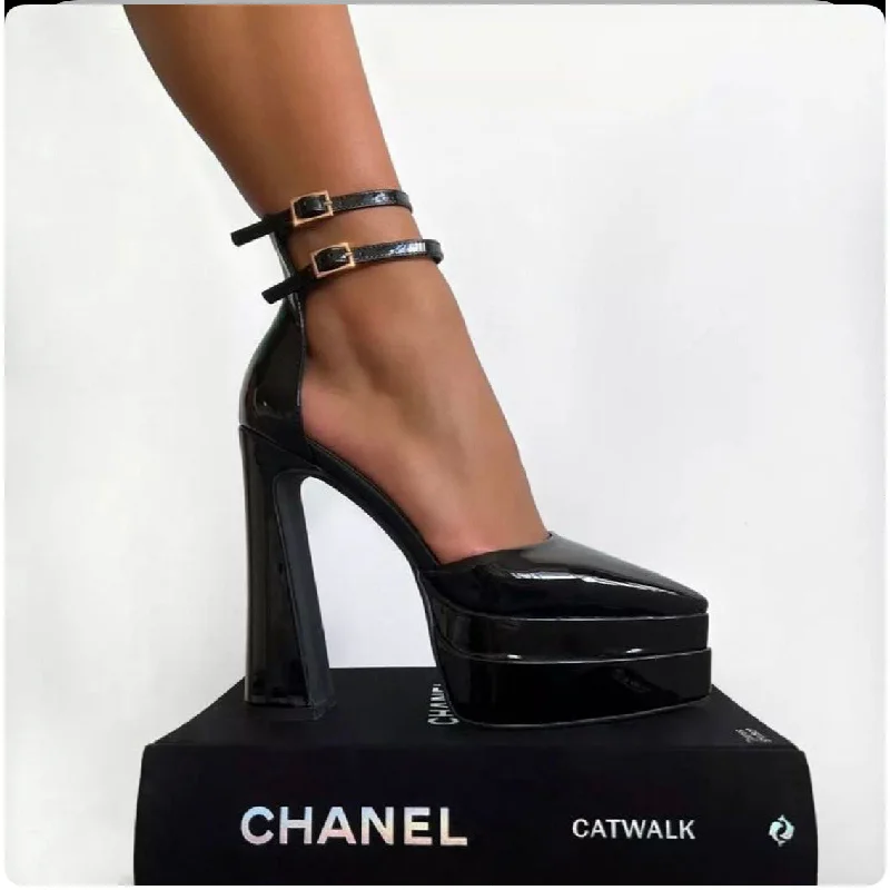 Stylish Platform Heels for Extra Height--Closed Point Toe Platform Heel