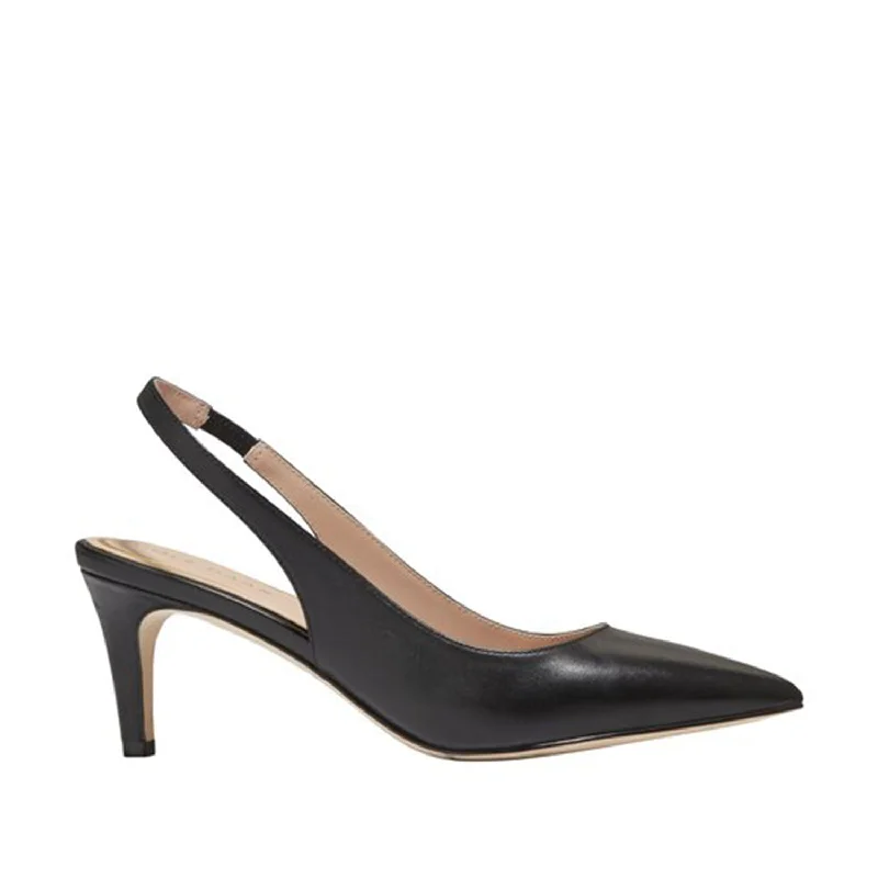 Cole Haan Women's Vandam Sling Pump in Black---Fashionable Kitten Heels for Date Night