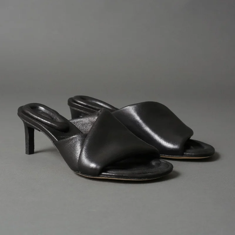 Versatile Heeled Sandals for Any Occasion---Collins 005 Black