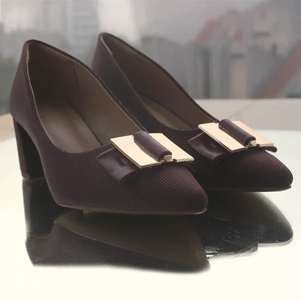 Trendy Chunky Heel Pumps for Casual Wear--Block heel Stylish pumps for women