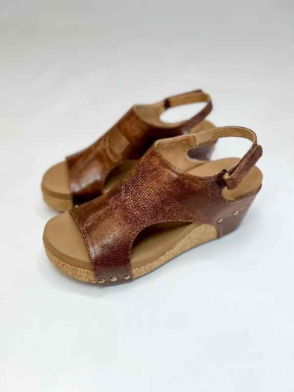 Versatile Heeled Sandals for Any Occasion---[Corky's] Carley - Saddle Stitch