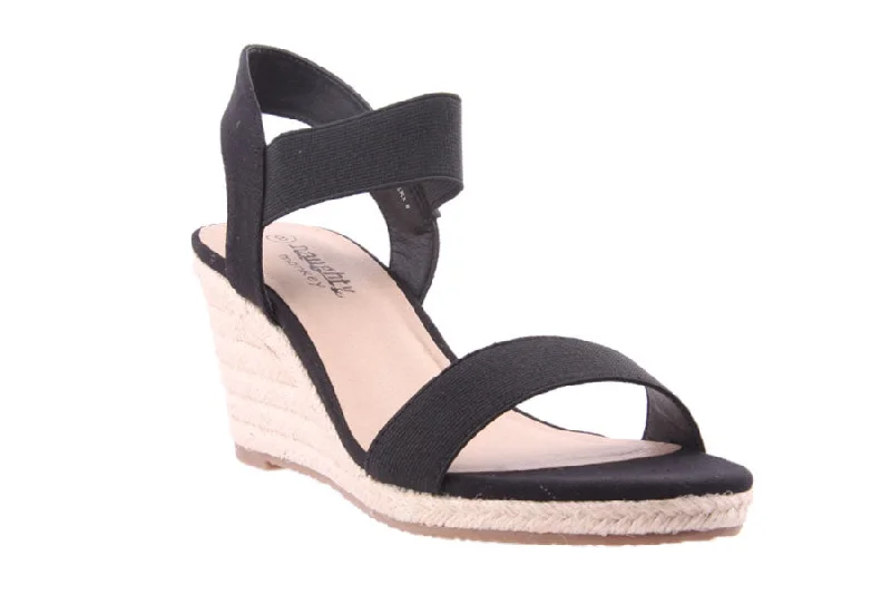 Versatile Heeled Sandals for Any Occasion---COZUMEL BLACK/BEIGE