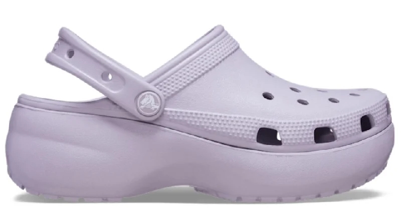 Stylish Platform Heels for Extra Height--Crocs Classic Platform Clog Mauve Mist