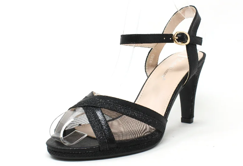 Versatile Heeled Sandals for Any Occasion---Cross Ribbon Heel