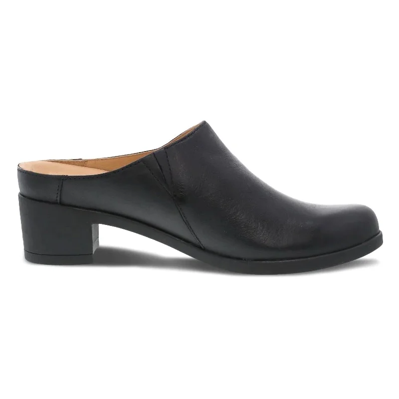 Versatile Heeled Sandals for Any Occasion---Dansko Women's Carrie Black Burnished Nubuck