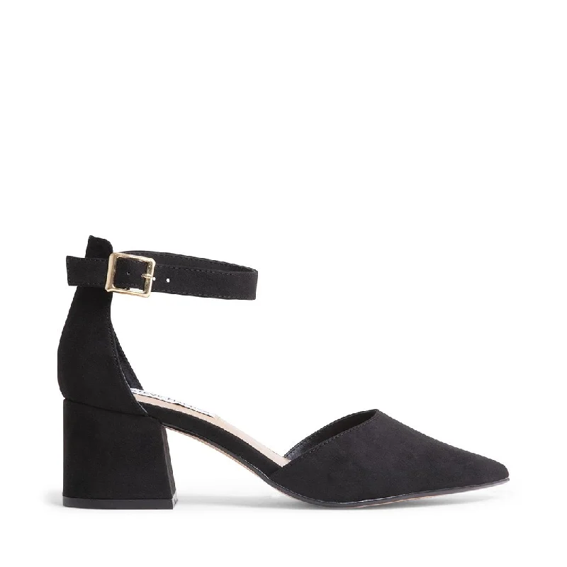 Versatile Heeled Sandals for Any Occasion---DARA-C1 BLACK