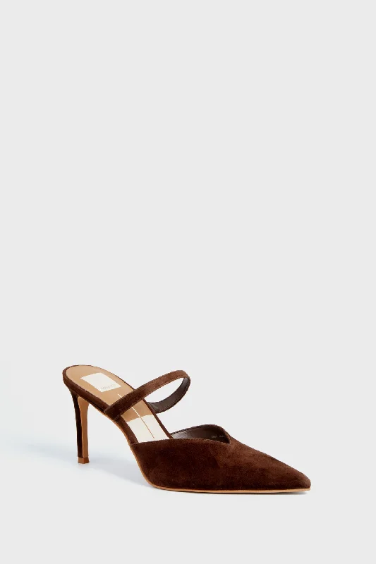 Stiletto Heel Pumps with Perfect Fit--Dark Brown Kanika Heels-Fashionable & Classic