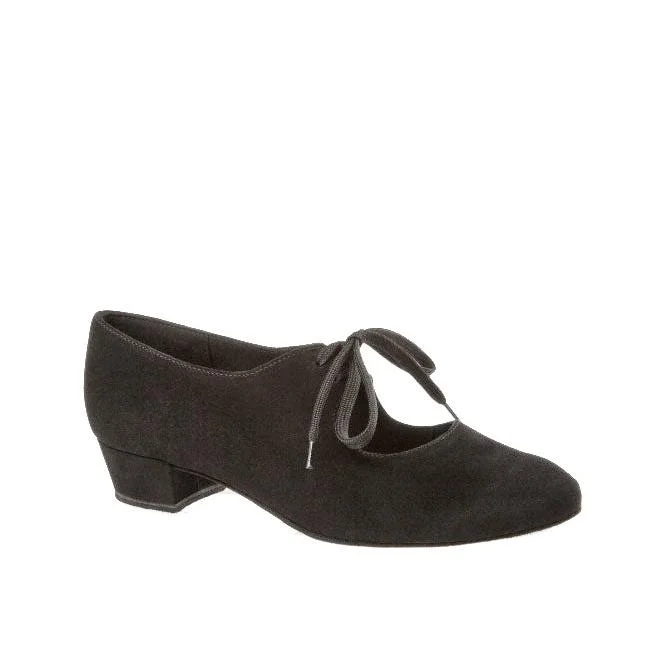 Affordable Suede Ankle Pumps for All-Day Wear--Diamant: Ginger: Midnite Suede | 1.25" Latin | MED | Suede Sole