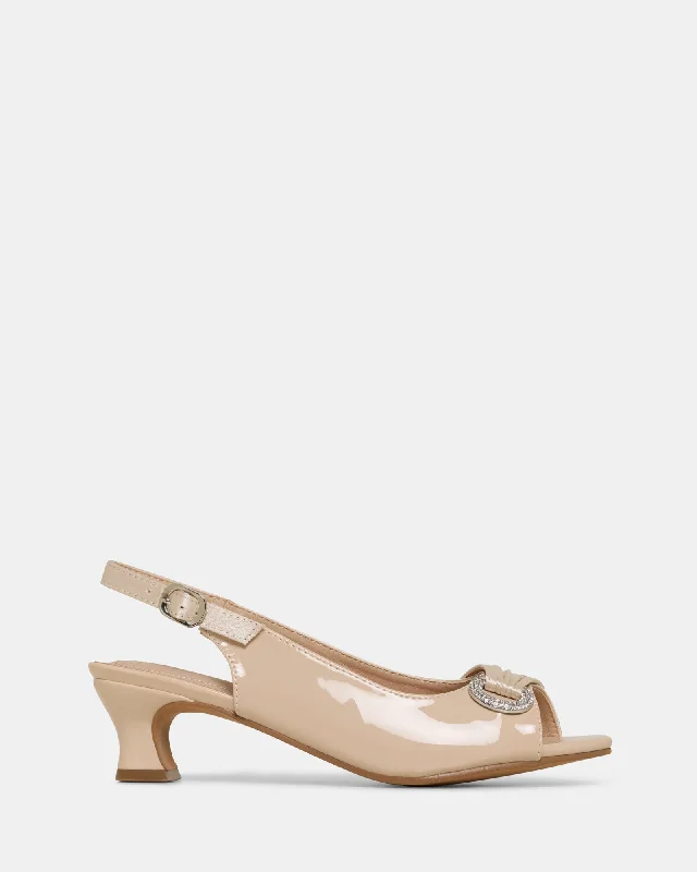 Doing Nude---Fashionable Kitten Heels for Date Night