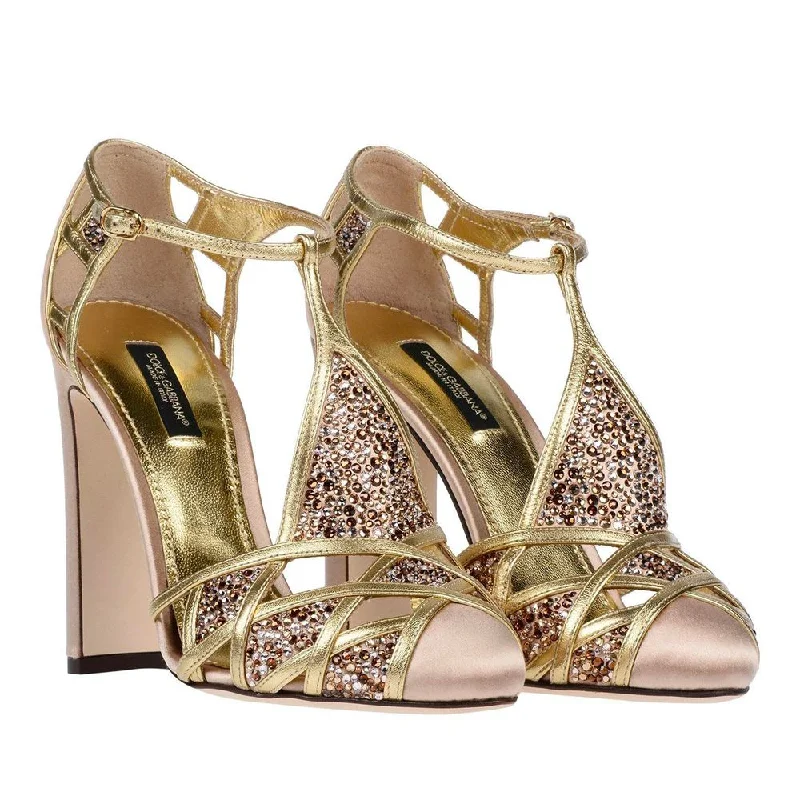 Dolce & Gabbana Yellow Leather Pump---Comfortable Leather Pumps for Office and Everyday Wear