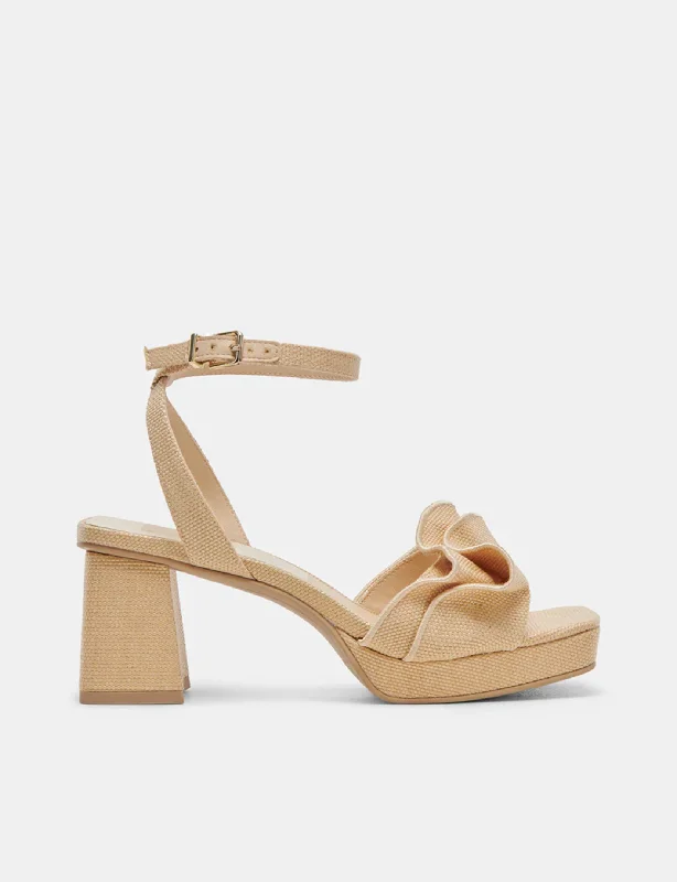 Versatile Heeled Sandals for Any Occasion---Cheer Heels, Natural