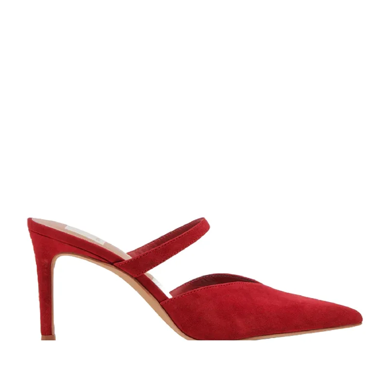 Dolce Vita Women's Kanika in Crimson---Fashionable Kitten Heels for Date Night