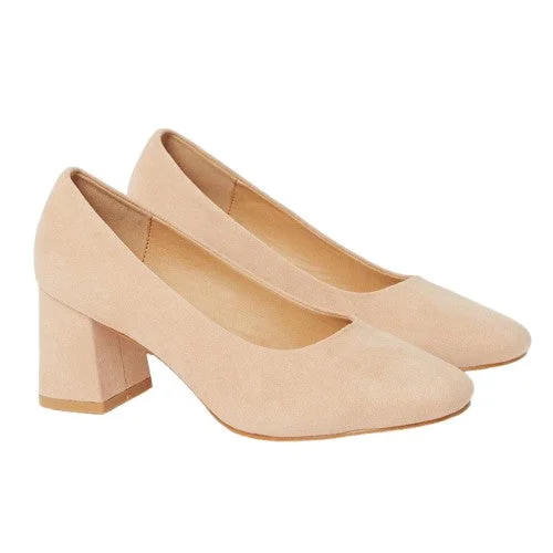 Versatile Heeled Sandals for Any Occasion---Dorothy Perkins Womens/Ladies Elise Extra Wide Court Shoes