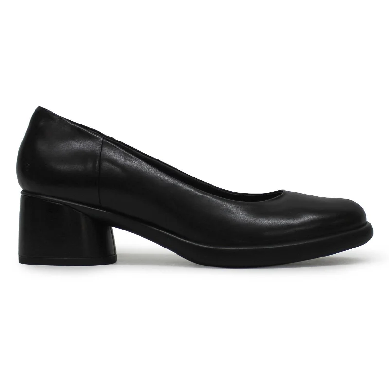 Sculpted LX 35 Leather Women's Heel Shoes---Comfortable Leather Pumps for Office and Everyday Wear